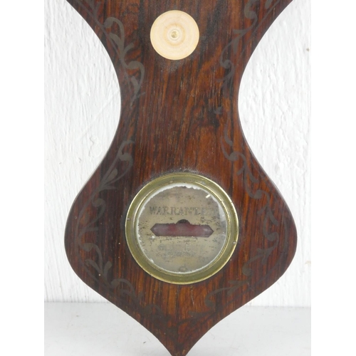 371 - A stunning antique barometer, measuring 38