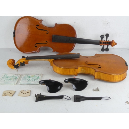 388 - Two Romana fiddle kits with instructions.