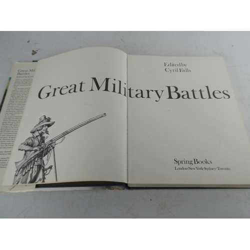 281 - An interesting book 'Great Military Battles' by Cyril Falls.