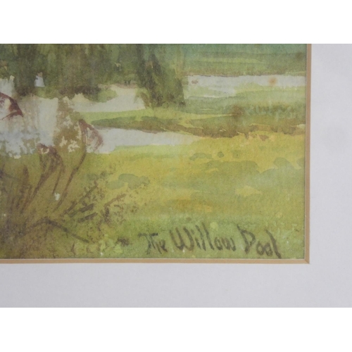 276 - An antique gilt framed watercolour signed by Scottish artist Laidlaw Thomas Hill, measuring 55cm x 4... 