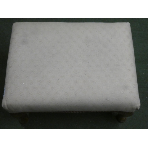 273 - An upholstered footstool.