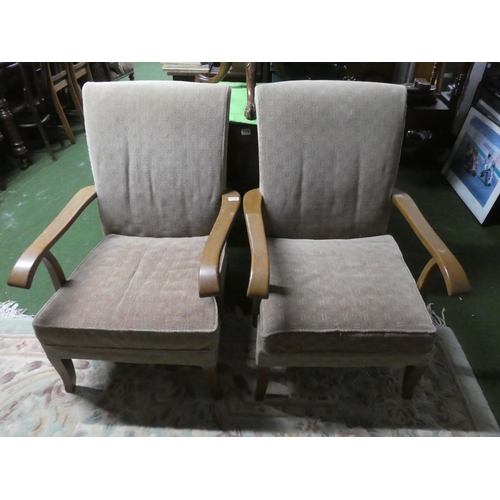 260 - A pair of vintage Parker Knoll armchairs.