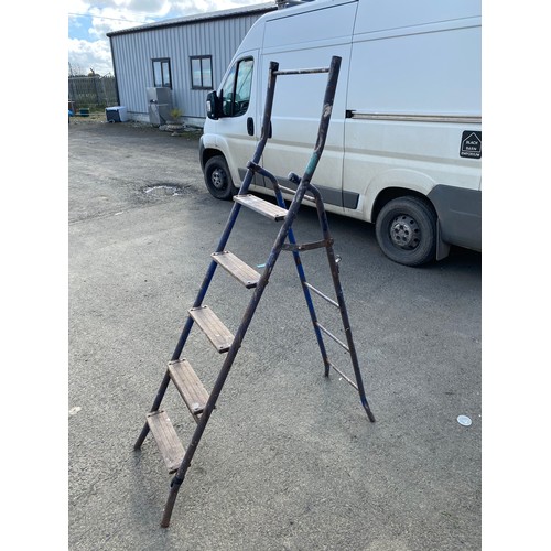 200 - A metal step ladder.