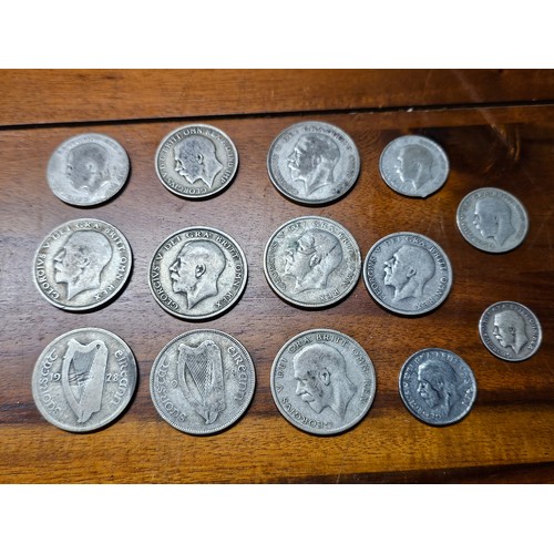 207 - An assortment of pre 1947 coinage, weighing 146g