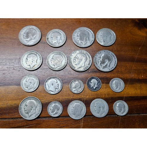 208 - An assortment of pre 1947 coinage, weighing 143g.