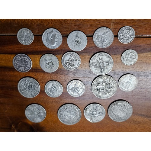 209 - An assortment of pre 1947 coinage, weighing 142g.