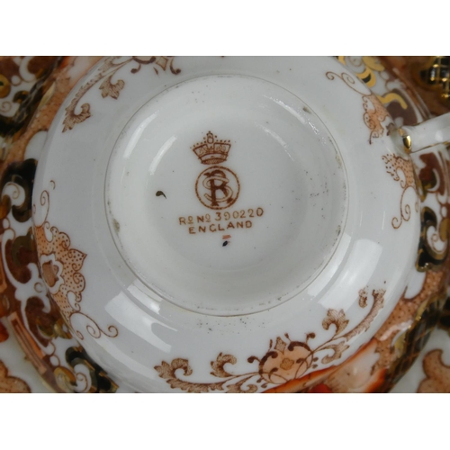 66 - An antique cabinet cup and saucer.