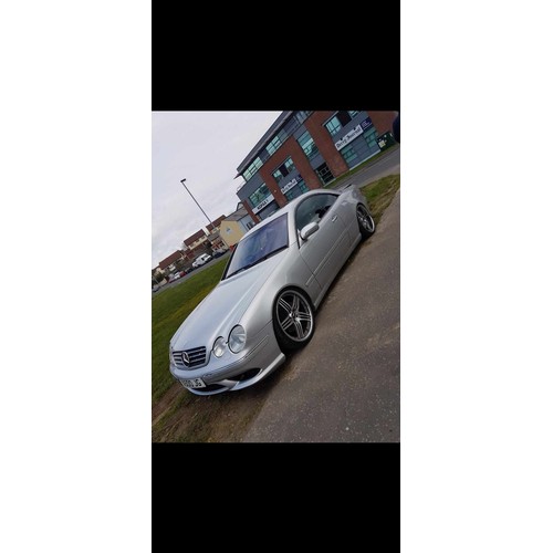 139 - A Mercedes cl 500, automatic, 5 litre petrol .306bhp 89,000 miles, full black leather interior cost ... 