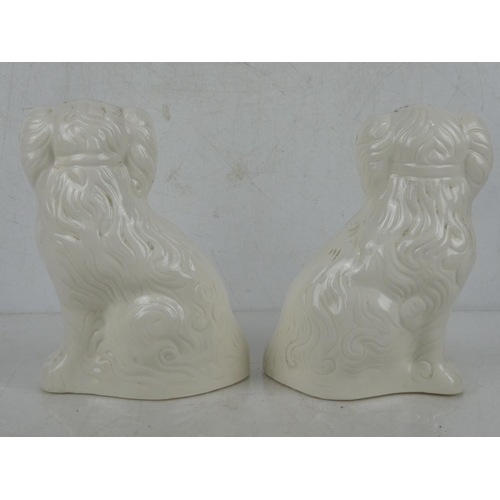 137 - A pair of Beswick 1378-5 mantle dogs.