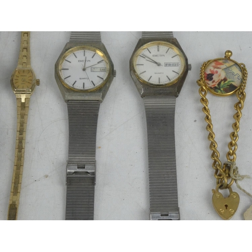 146 - An assorted lot of watches to include Sekonda, Beta & more.