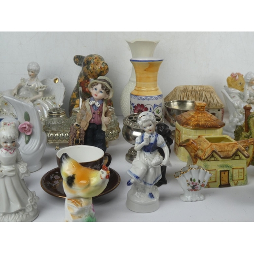 205 - A large assortment of various ceramics.