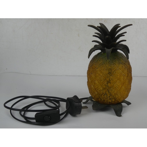 291 - A table lamp in the style of a pineapple, AF.