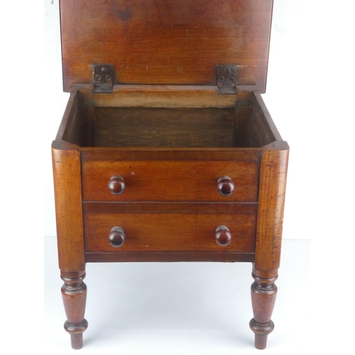 294 - A stunning antique mahogany pot cupboard.