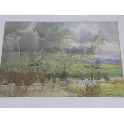 339 - An antique gilt framed watercolour signed by Scottish artist Laidlaw Thomas Hill, measuring 55cm x 4... 