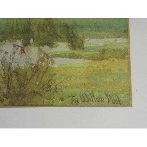 339 - An antique gilt framed watercolour signed by Scottish artist Laidlaw Thomas Hill, measuring 55cm x 4... 