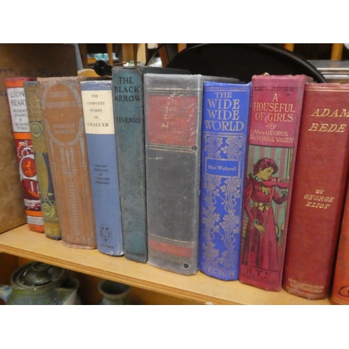 357 - A collection of vintage books to include The Holy War, Robinson Crusoe and more.