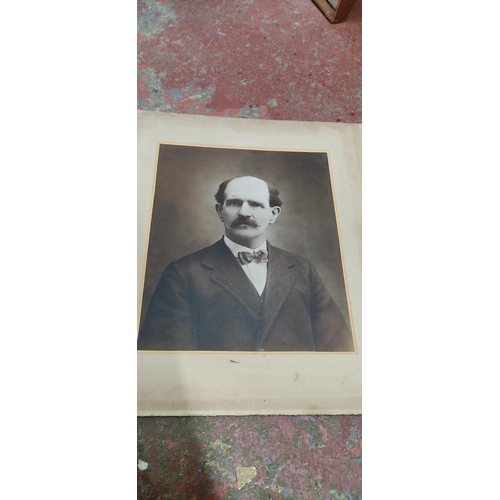 394 - An antique military/hospital photograph and two others.