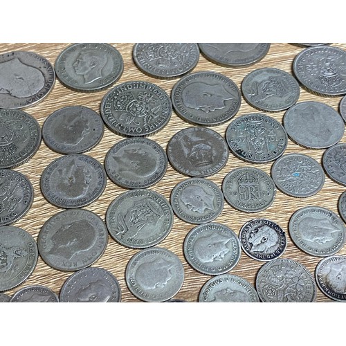 284 - 340g of pre 1947 coinage.