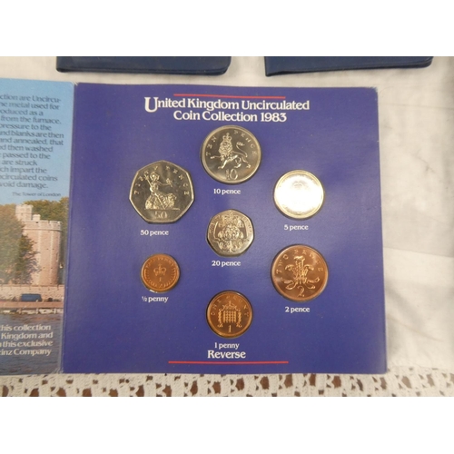 11 - A collection Great Britain coin sets and more to include Heinz Royal Mint Coin Collection 1983, 1983... 