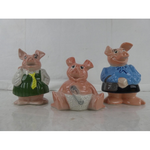 29 - Three Wade 'Natwest Pig' money boxes.