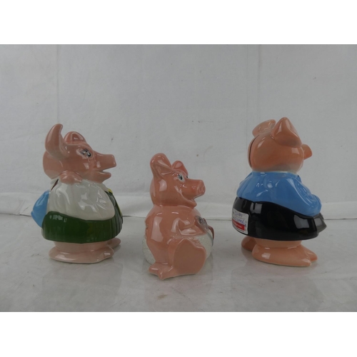 29 - Three Wade 'Natwest Pig' money boxes.