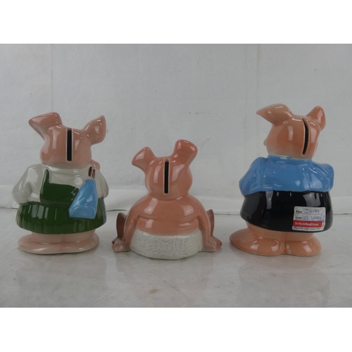 29 - Three Wade 'Natwest Pig' money boxes.