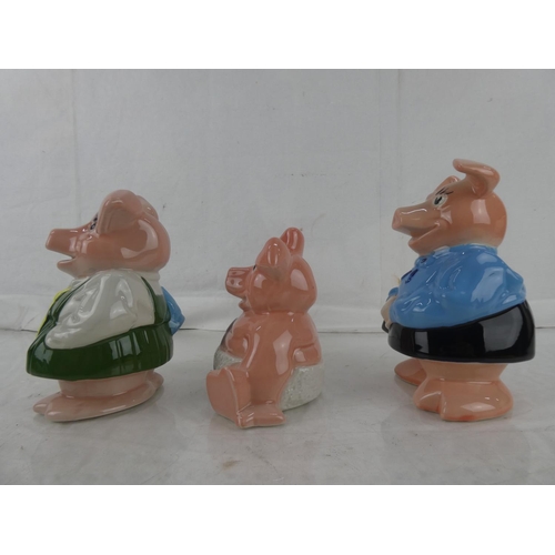 29 - Three Wade 'Natwest Pig' money boxes.