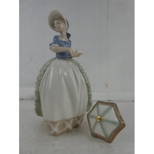 36 - A Nao figure, 'Girl with Parasol'.