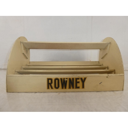 40 - A vintage Rowney counter top display stand.