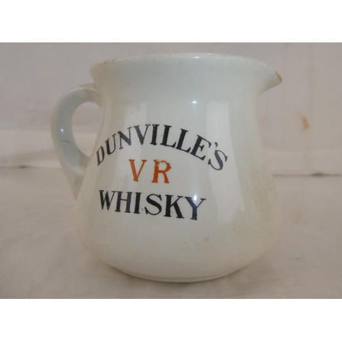 47 - A vintage J A Campbell, Belfast 'Dunville's VR Whisky' pub jug.