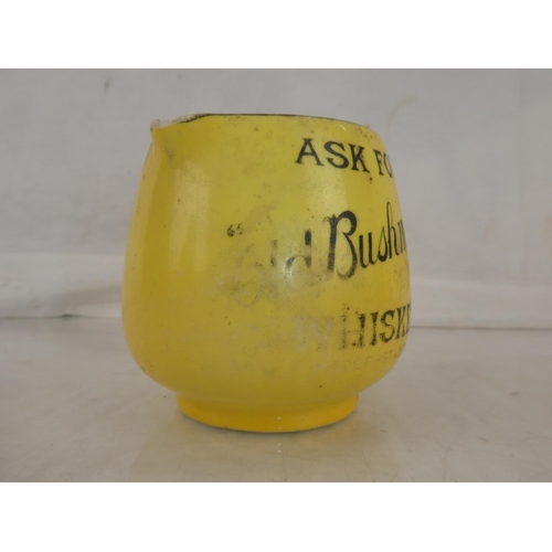 48 - A rare vintage J A Campbell, Belfast 'Ask for Bushmills Whiskey' pub jug.