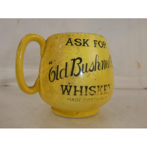 48 - A rare vintage J A Campbell, Belfast 'Ask for Bushmills Whiskey' pub jug.