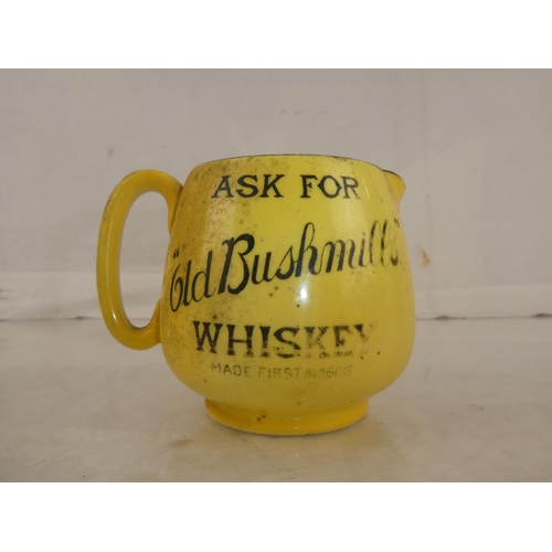 48 - A rare vintage J A Campbell, Belfast 'Ask for Bushmills Whiskey' pub jug.