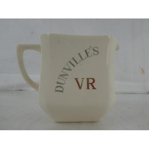 50 - A vintage W J Irvine 'Dunville's VR' pub jug (a/f).