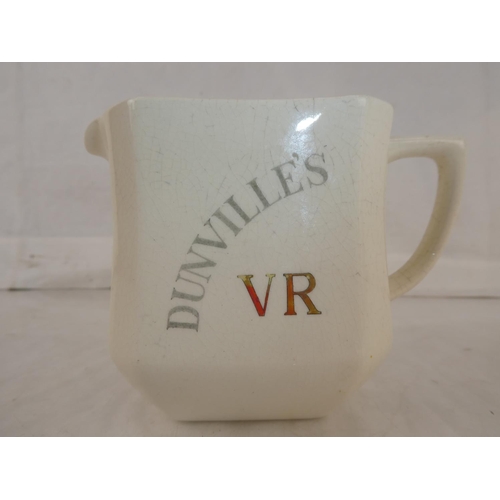 50 - A vintage W J Irvine 'Dunville's VR' pub jug (a/f).