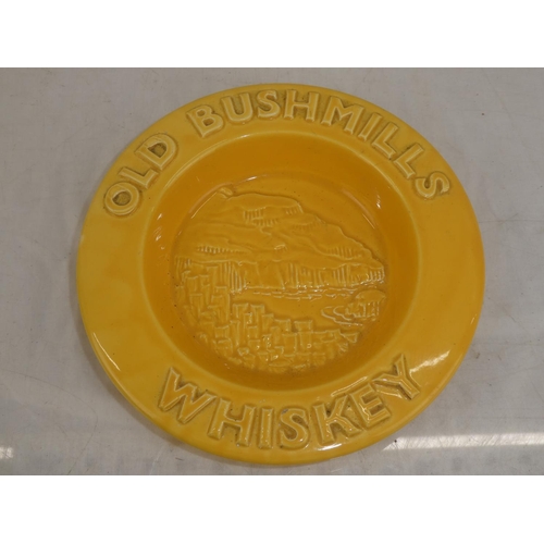 51 - A vintage Hancock Corfield & Walker Ltd 'Old Bushmills Whiskey' dish (a/f).