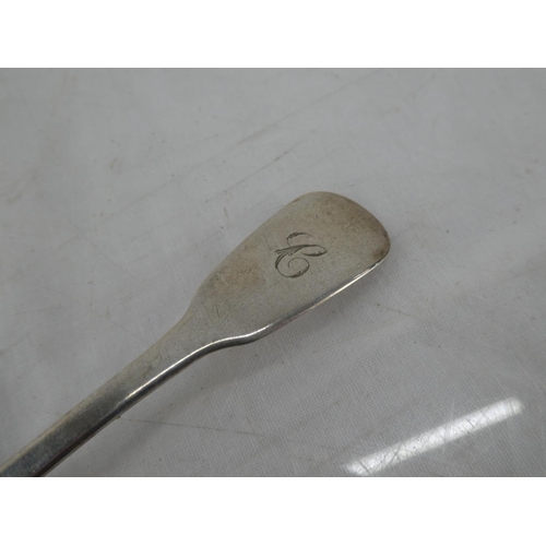 71 - A Dublin Silver teaspoon by makers M West & Sons 1825 - 1827, 16g.