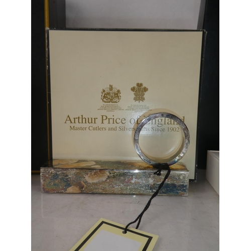 124 - Three boxed Arthur Price gift sets.