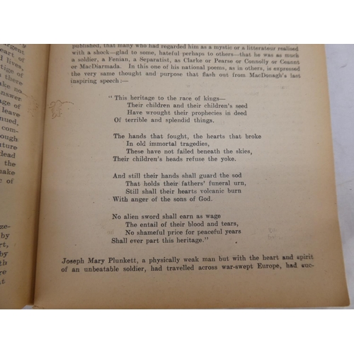 92 - A vintage book 'Soldiers of 1916' written and published by Brian O'Higgins O'Connell Street, Dublin.