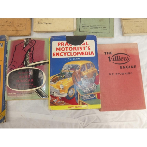 95 - A collection of vintage Steam Engine books and more to include The Villiers Engine, an Ordnance Surv... 