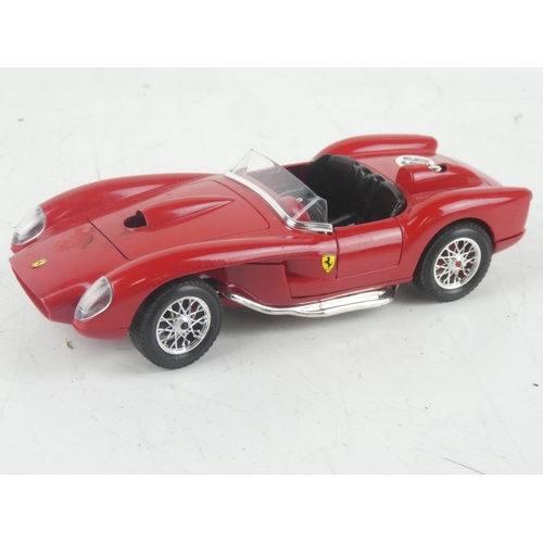 189 - A Burago Ferrari 250 Testa Rossa toy car.