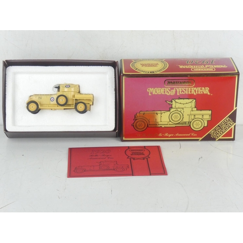 194 - A boxed Special Edition Matchbox Models of Yesteryear YS-38 1920 Rolls Royce Armoured Car.