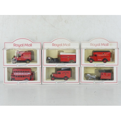 199 - Six boxed Days Gone Royal Mail Commemorative collection vehicles.