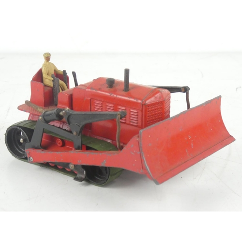 205 - A vintage Dinky Blaw Knox Bulldozer.