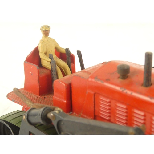 205 - A vintage Dinky Blaw Knox Bulldozer.