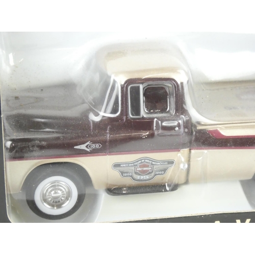 214 - A boxed limited edition Harley Davidson 1957 Dodge Pickup Bank.