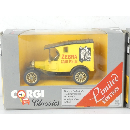 216 - Two boxed Corgi Limited Edition Ford Model T and Ford Van.