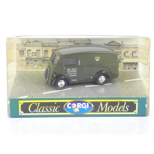 219 - A boxed Corgi Classic Models D983 Morris J Van.