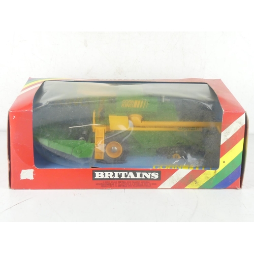 224 - A boxed Britains 9576 Combine Harvester with Maize Head.