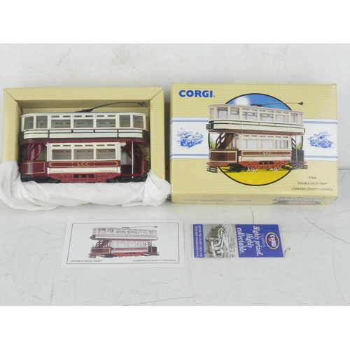 235 - A boxed Corgi Public Transport 97268 Double Deck Tram London County Council.